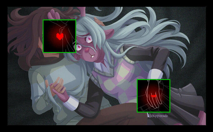 OUR BEAUTIFUL CONNECTION (Deltarune) [2025, fanart]
