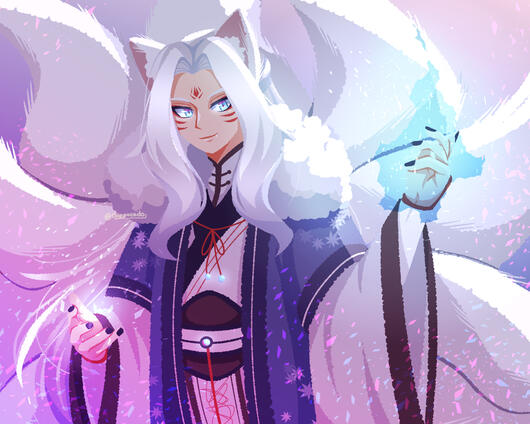 Tu Shan Rong Bai (Fox Demon Cultivation Manual) [2020, fanart]